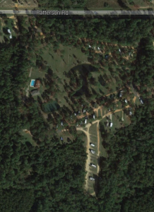 Aerial View of Wilderness RV Park, Robertsdale AL.