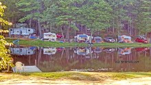 Relaxing, scenic camping by the lake at Thousand Trails Sturbridge