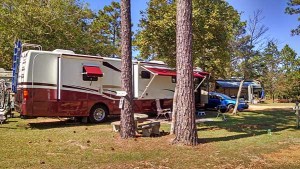 Our Site at Wilderness RV Park, Robertsdale AL.