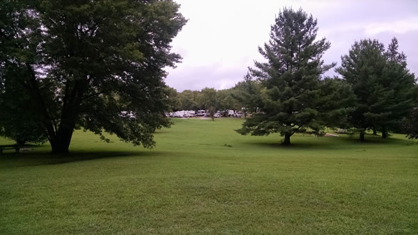 There's plenty of green space and room to roam at Diamond Caverns RV Resort in Kentucky.