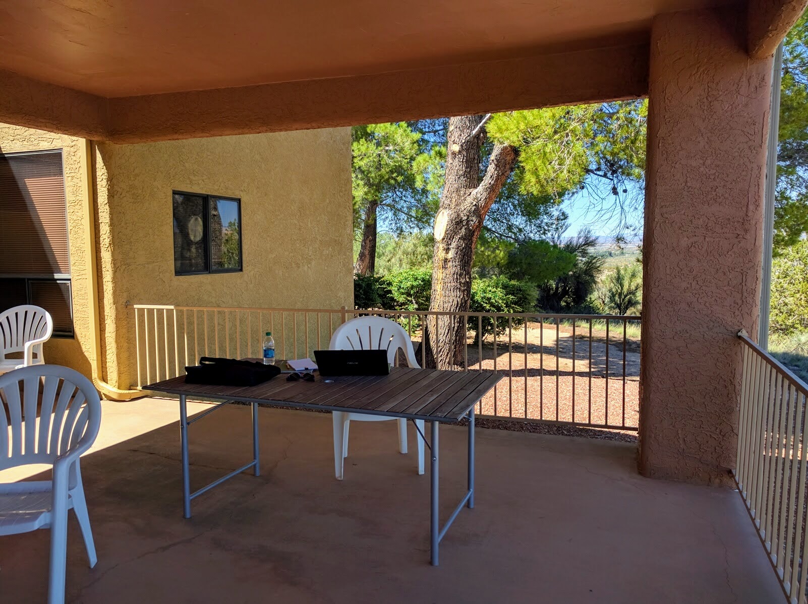 Thousand Trails Verde Valley office patio.
